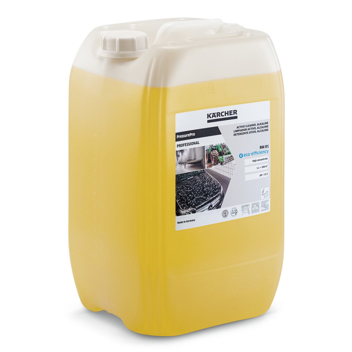 RM 81 eco!efficiency PressurePro Активно средство за чистене, алкално - 20 L