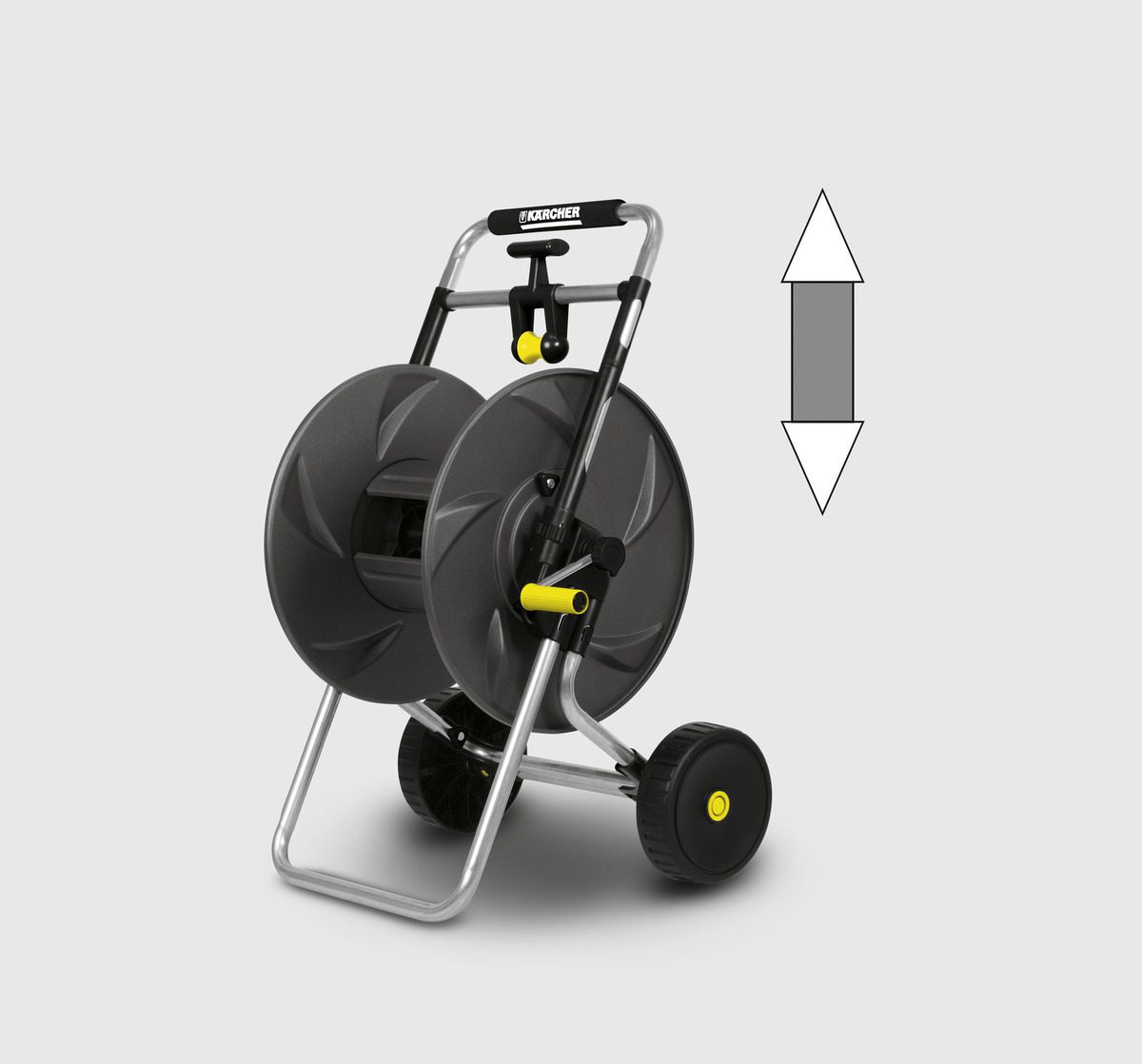 Количка за маркучи метална HT 80 M / комплектJ7 - Image 4